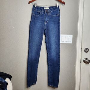 Madewell Mid Rise Skinny Jeans